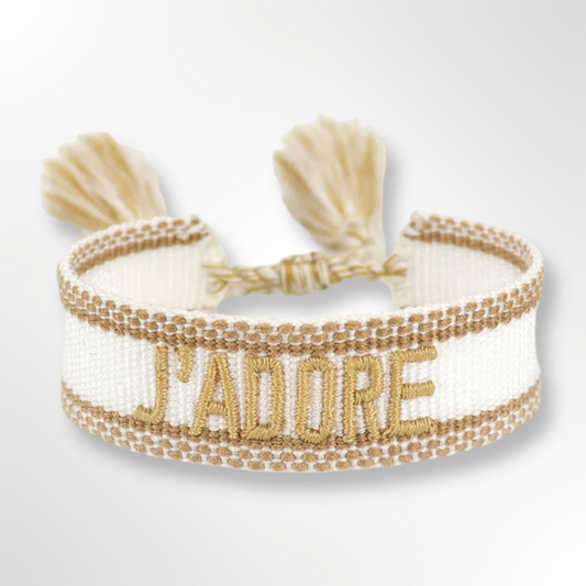 JADORE Bohemian Fashion Personalized Embroided Wrist Knitted Bracelet